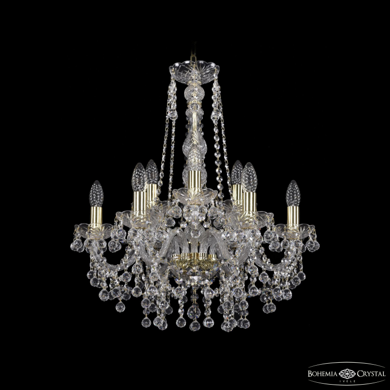 Подвесная люстра Bohemia Ivele Crystal 1409/6+3/195/h-63 G в Санкт-Петербурге