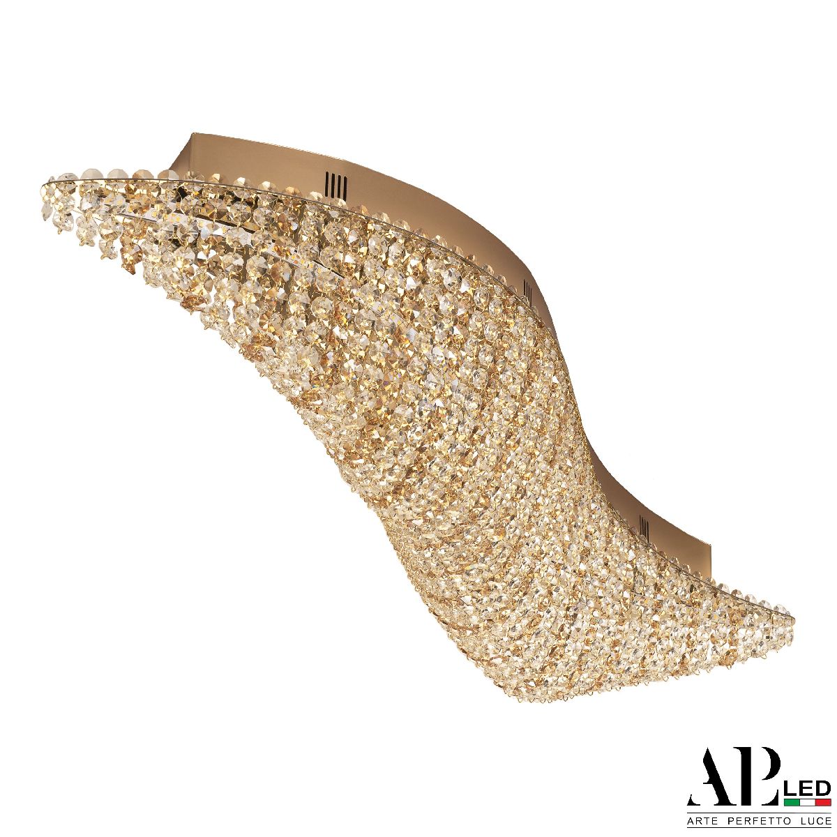Потолочная люстра Arte Perfetto Luce Sicilia SH507.2.80.R.Gd.3000.Clear.721 в Санкт-Петербурге