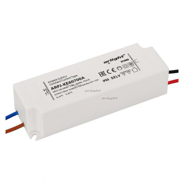 Блок питания Arlight ARPJ-KE60700A (42W, 700mA, PFC) 021900 в Санкт-Петербурге