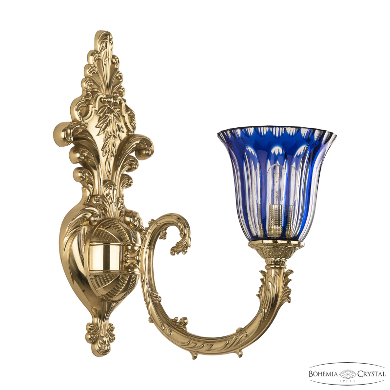 Бра Bohemia Ivele Crystal Florence 7109B15/1/210 G P2 U Clear-Blue/H-1H в Санкт-Петербурге