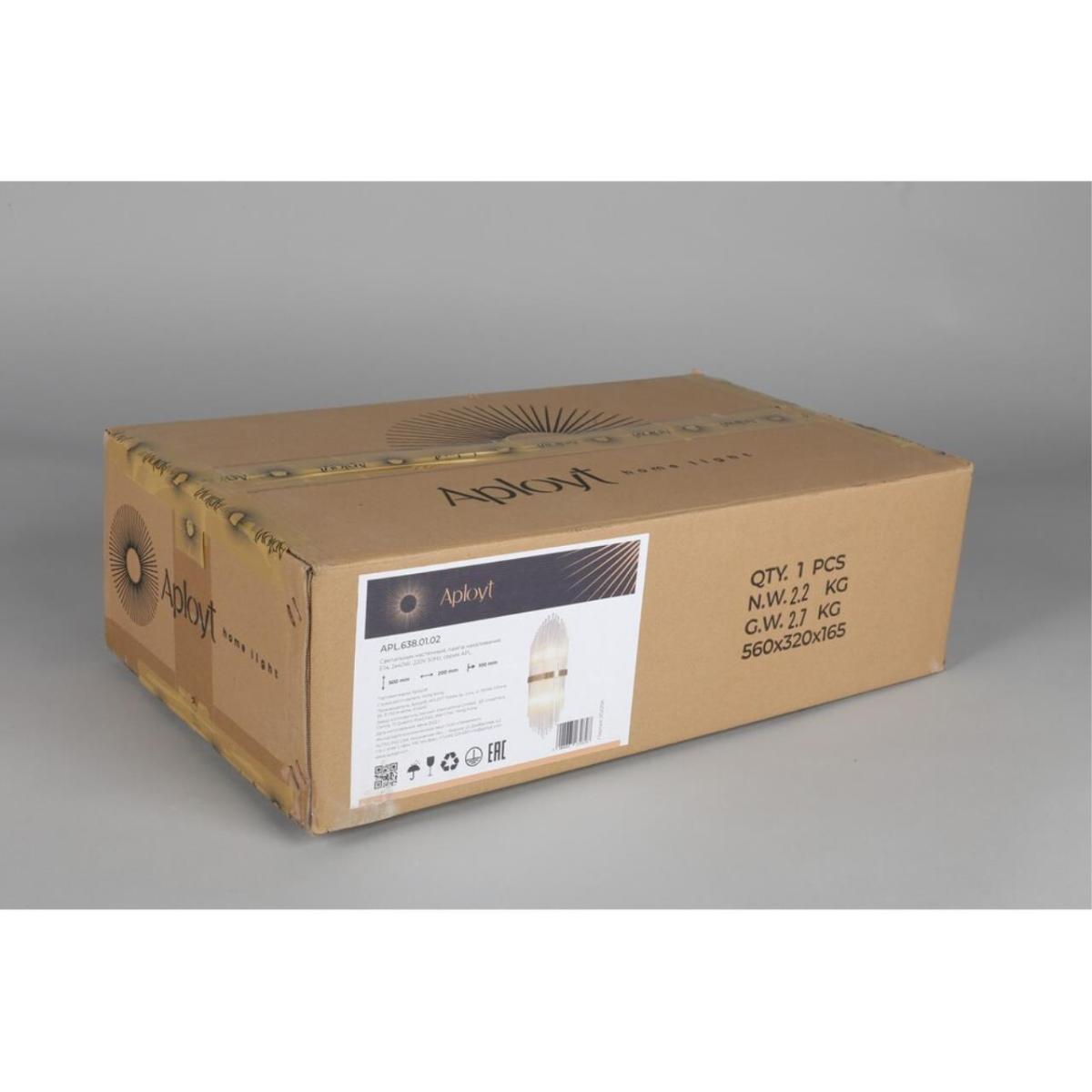 Настенный светильник Aployt Danil APL.638.01.02 в #REGION_NAME_DECLINE_PP#