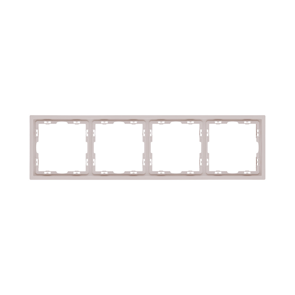 Рамка 4-постовая, кашемир матовый Kollinger Eclipse EC4CM в #REGION_NAME_DECLINE_PP#