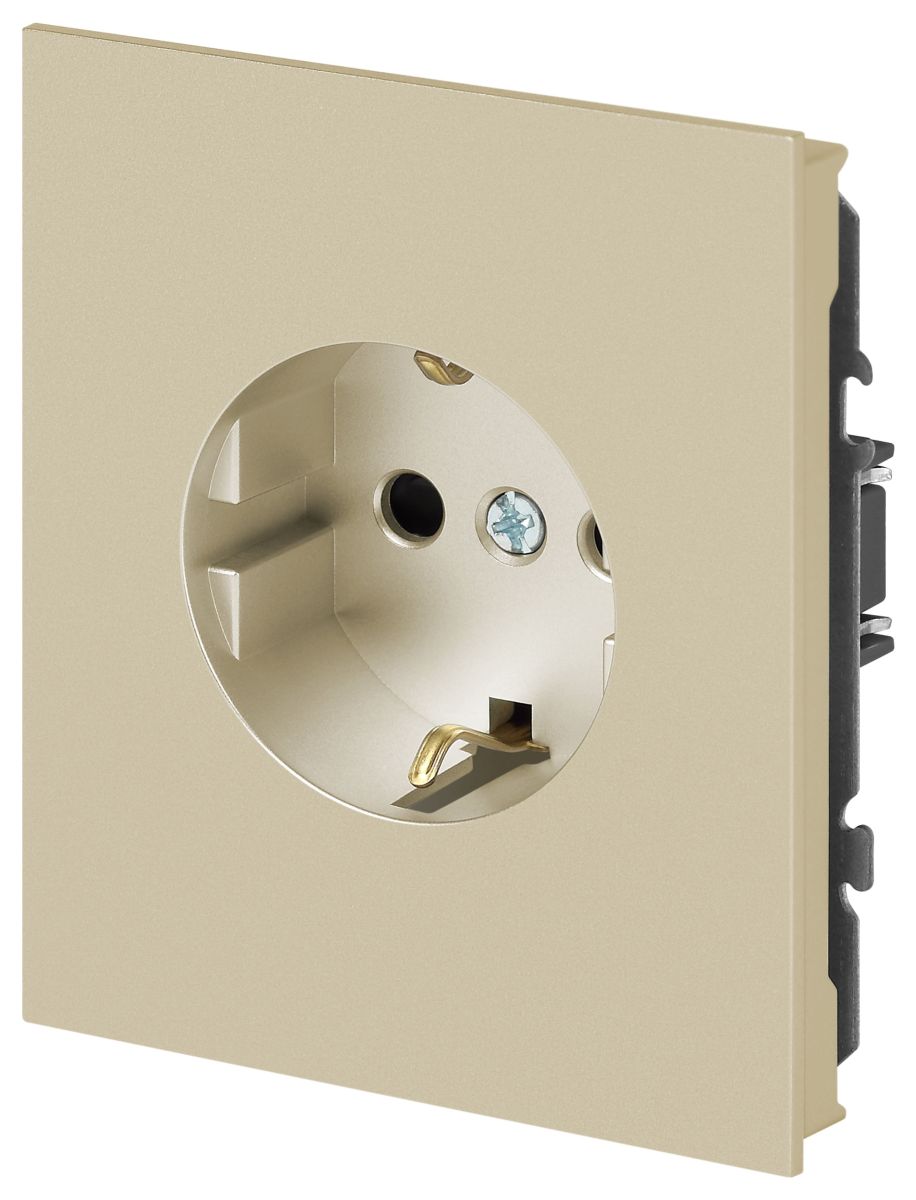 Розетка Эра Arktik 16-2101-04 с заземлением 2P+E Schuko 16А-250В шампань Б0070417 в Санкт-Петербурге
