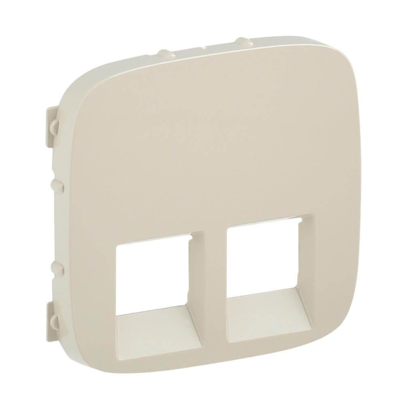 Лицевая панель Legrand Valena Allure розетки телефонной RJ-11/Ethernet RJ-45 слоновая кость 755426 в Санкт-Петербурге