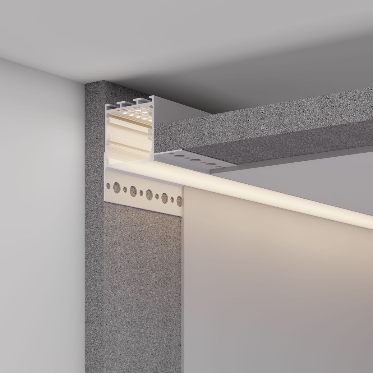 Профиль Arlight LINIA32-FANTOM-EDGE-2000 ANOD (Алюминий) 056263 в Санкт-Петербурге