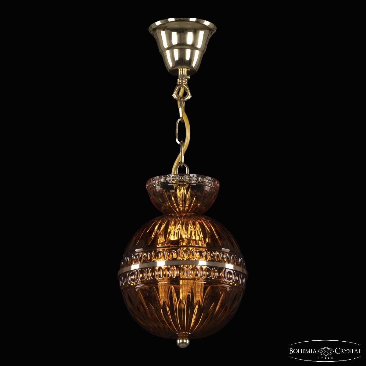 Подвесной светильник Bohemia Ivele Crystal 5480/17 G Amber/M-1G в Санкт-Петербурге