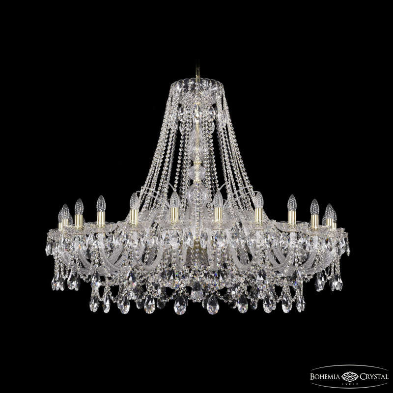 Подвесная люстра Bohemia Ivele Crystal 1411/24/460 G в Санкт-Петербурге