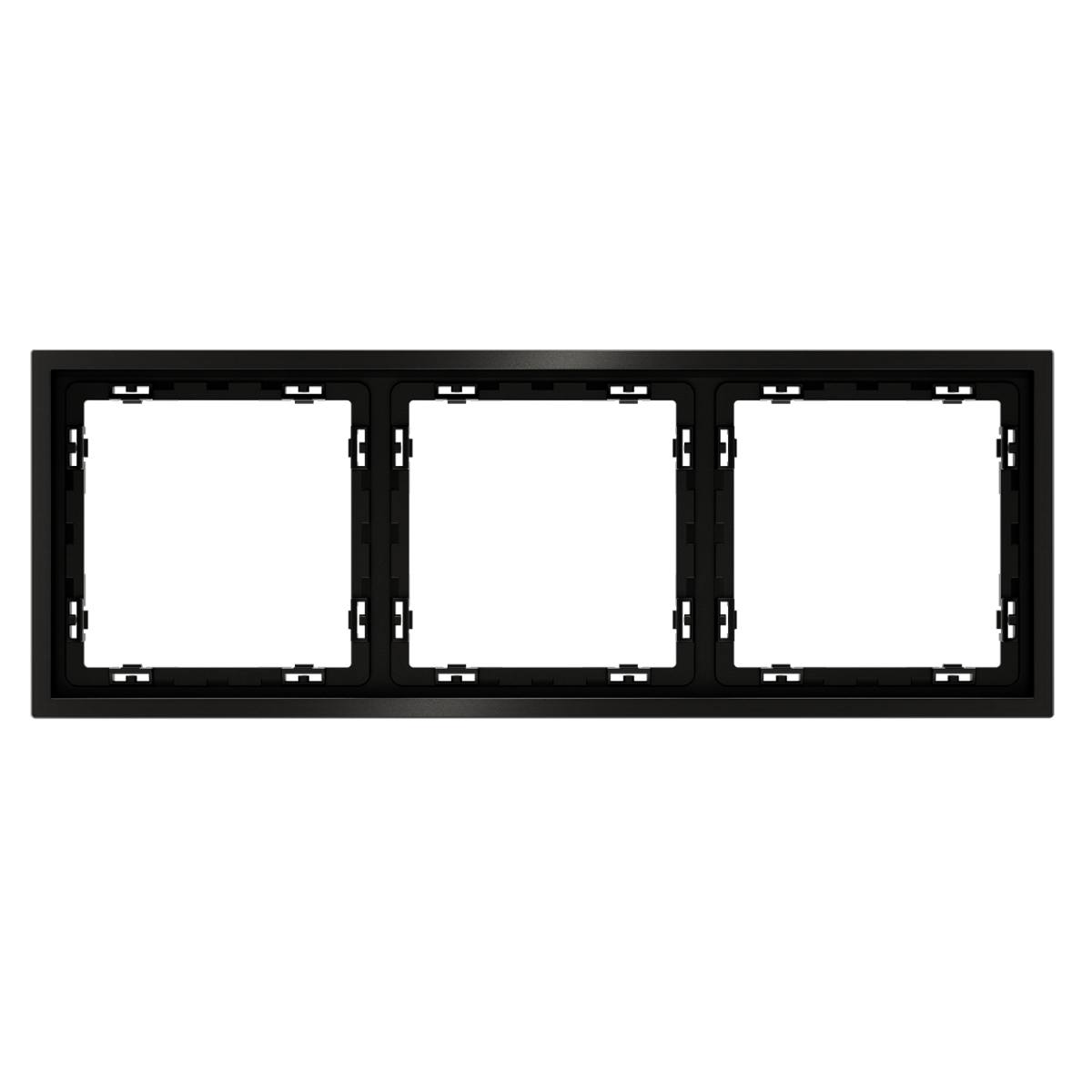 Рамка металлическая на 3 поста S70 Metal (антрацит) Voltum VLSM120312 в Санкт-Петербурге