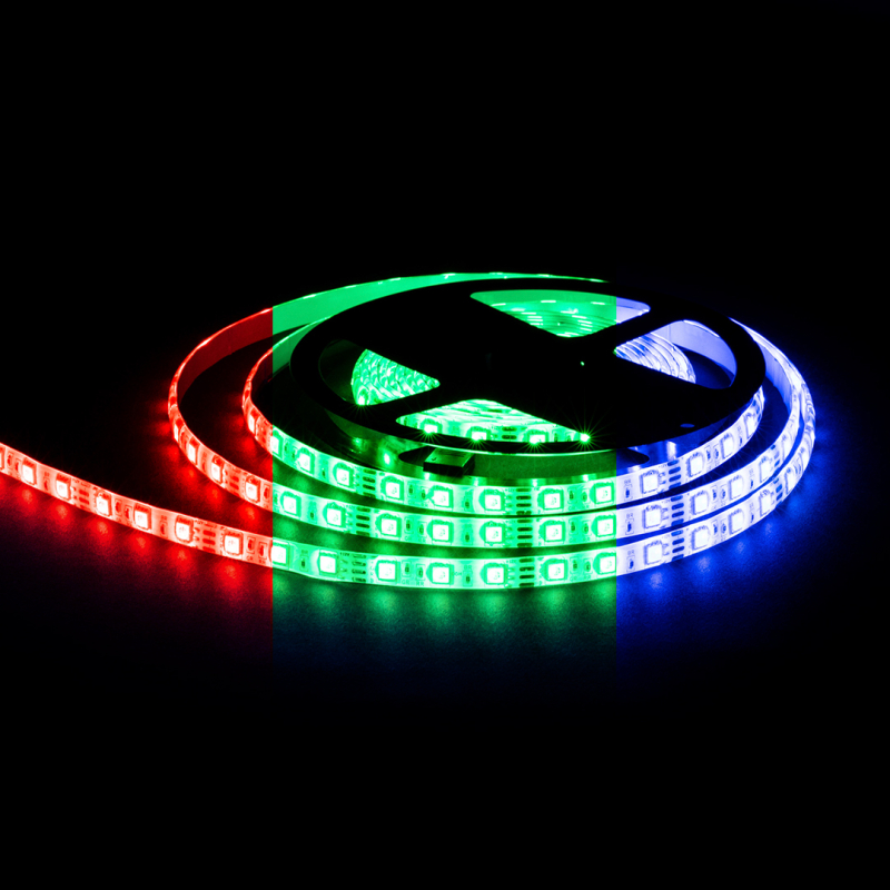 Светодиодная влагозащищенная лента Apeyron 12В 5050 14,4Вт/м RGB 5м IP65 LSE-276 в Санкт-Петербурге