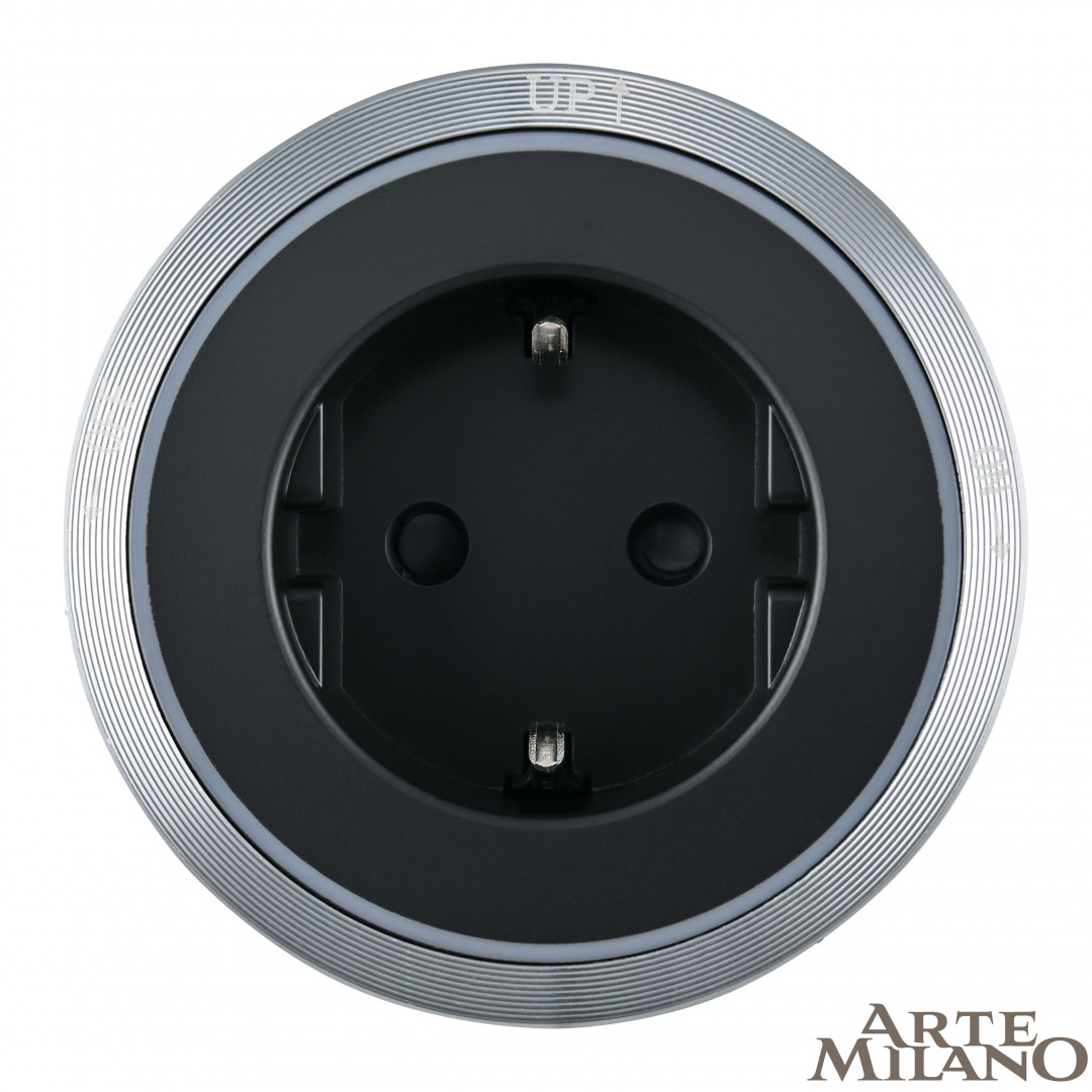 Трековая розетка Arte Milano Am-track-sockets 380066TS LED/ES Grey в Санкт-Петербурге