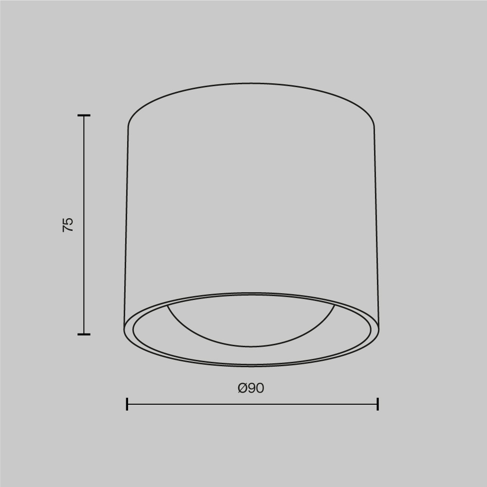 Накладной светильник Maytoni Lens C217CL-15W3K-W в Санкт-Петербурге