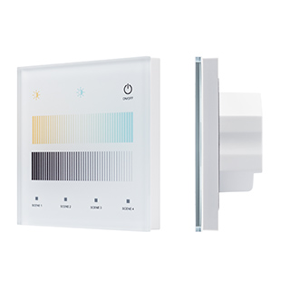 Сенсорная панель Arlight SMART-DALI-301-11-1G-4SC-DT8 Белая (230V, встраиваемая, 2.4G) (IARL, IP20 Пластик) 046563 в #REGION_NAME_DECLINE_PP#