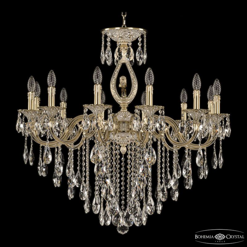 Подвесная люстра Bohemia Ivele Crystal Verona 72401/12/300 B GW FL3M в Санкт-Петербурге