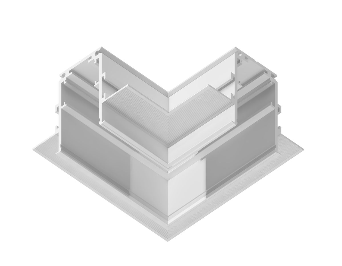 Коннектор угловой для встраиваемого шинопровода под ГКЛ 9,5мм Ambrella Light Magnetic Standard GL3352-9.5 в Санкт-Петербурге