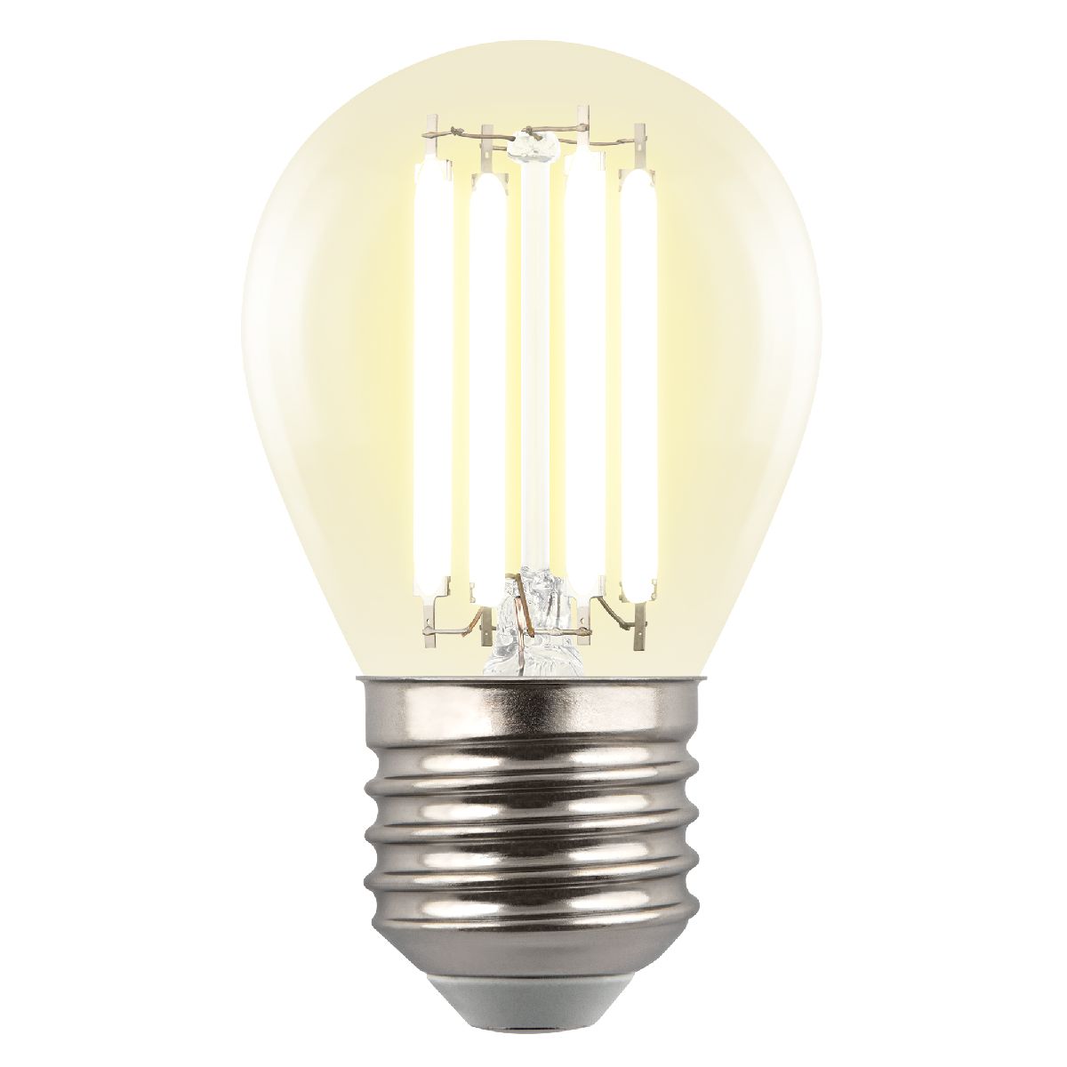 Лампа светодиодная филаментная Uniel LED-G45-4W/3000K/E27/CL GLY01TR UL-00011940 в Санкт-Петербурге