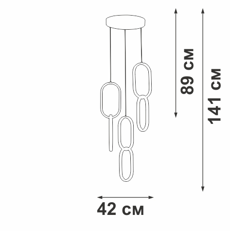 Подвесная люстра Vitaluce V4695-0/6S в Санкт-Петербурге