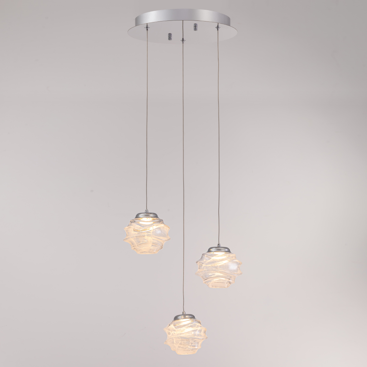 Подвесной светильник Delight Collection MD25030003-3A chrome/clear в Санкт-Петербурге