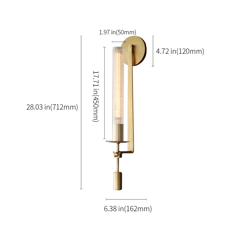 Бра Delight Collection MT8615-1W antique brass в Санкт-Петербурге