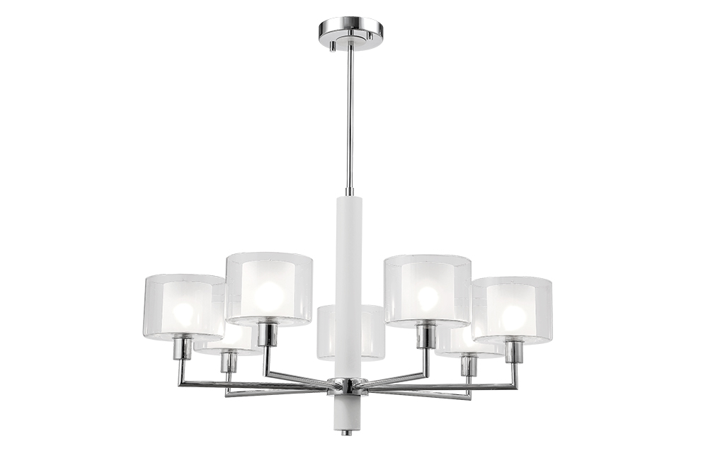 Люстра на штанге Crystal Lux MAESTRO SP-PL7 CHROME в Санкт-Петербурге