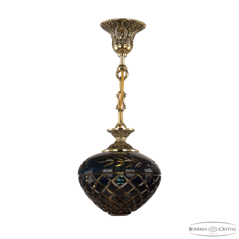 Подвесной светильник Bohemia Ivele Crystal 7003P/18 GB Amber-Blue/H-1B в Санкт-Петербурге