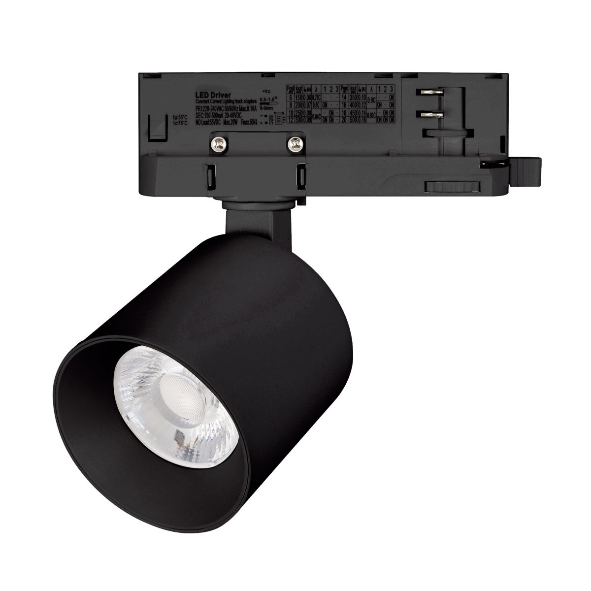 Трековый трехфазный светильник Arlight LGD-DYKE-4TR-R60-8W Day4000 (BK, 38 deg, 230V, DALI) (IP20 Металл) 058705 в Санкт-Петербурге