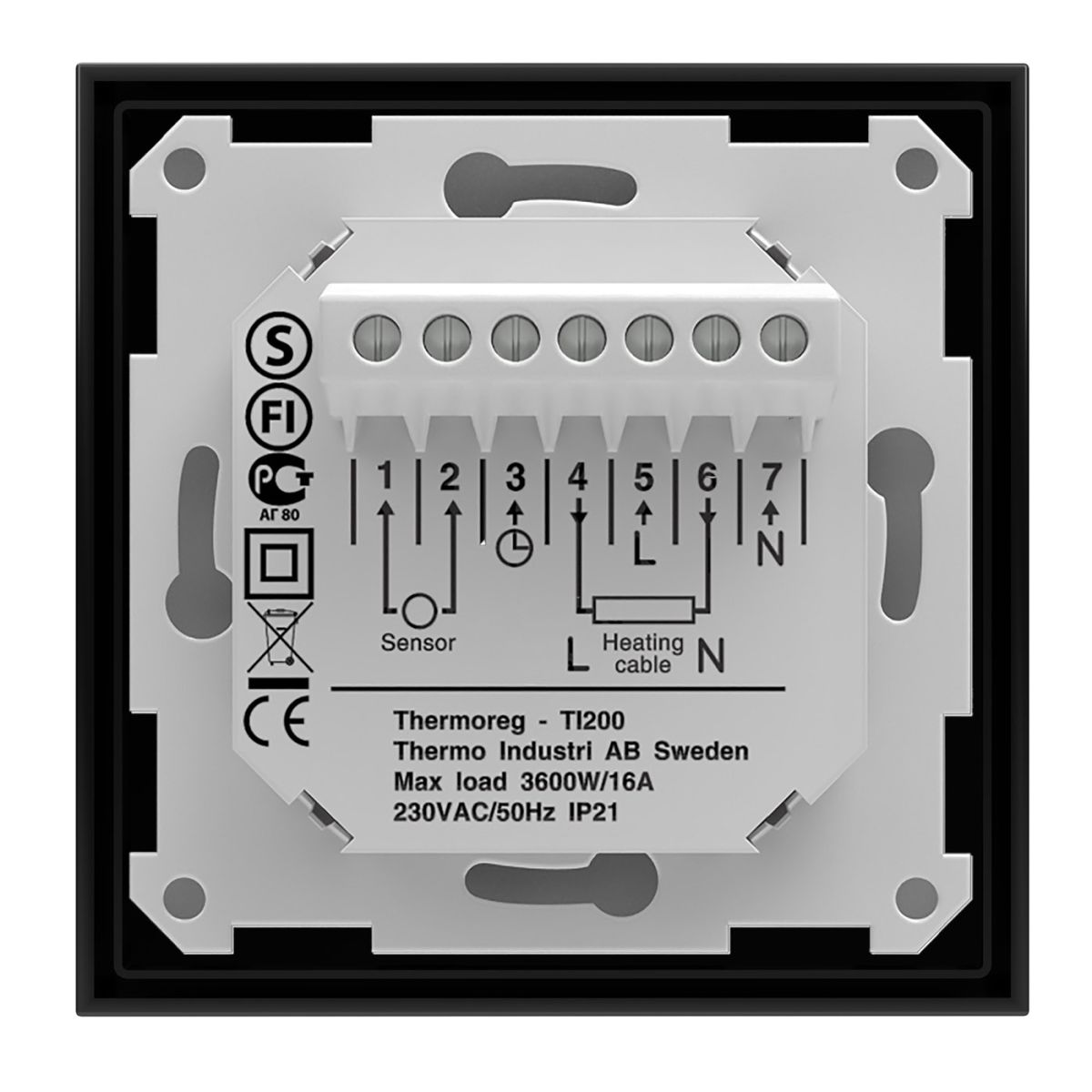 Терморегулятор Thermoreg TI-200 Design Black в Санкт-Петербурге