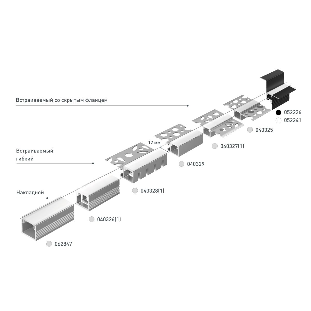 Профиль Arlight LINE-1212-2000 ANOD 062847 в Санкт-Петербурге
