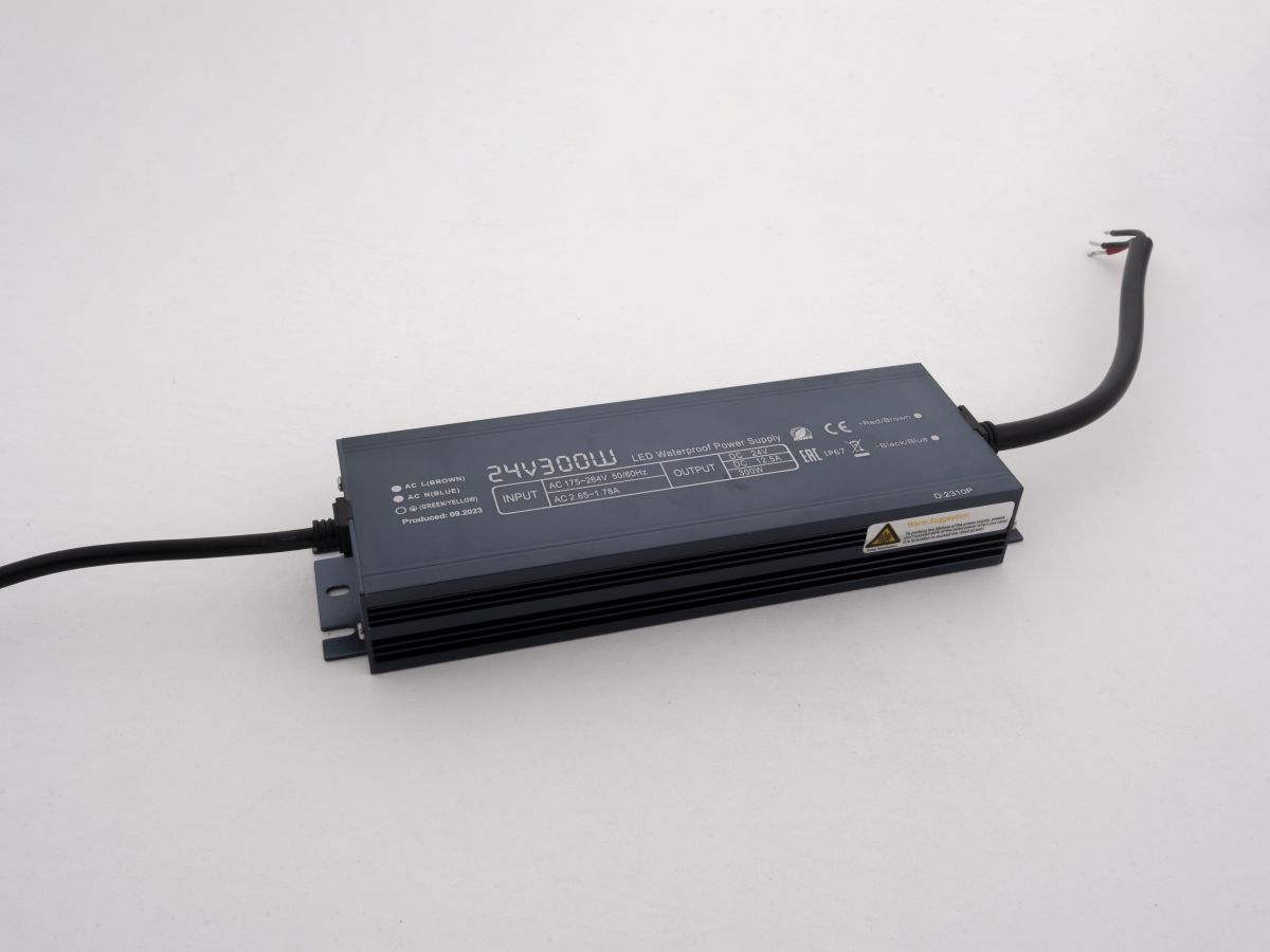 Блок питания LEDS POWER 300Вт 24В IP67 алюминий SLIM 003184 в Санкт-Петербурге