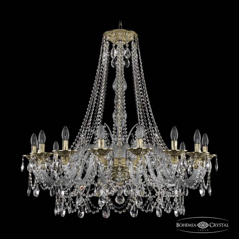 Подвесная люстра Bohemia Ivele Crystal 16111/16/360/h-100 G в Санкт-Петербурге