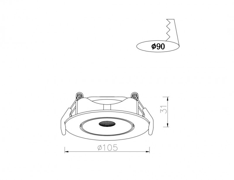 Встраиваемый светильник ARTE Lamp A4762PL-1WH в Санкт-Петербурге