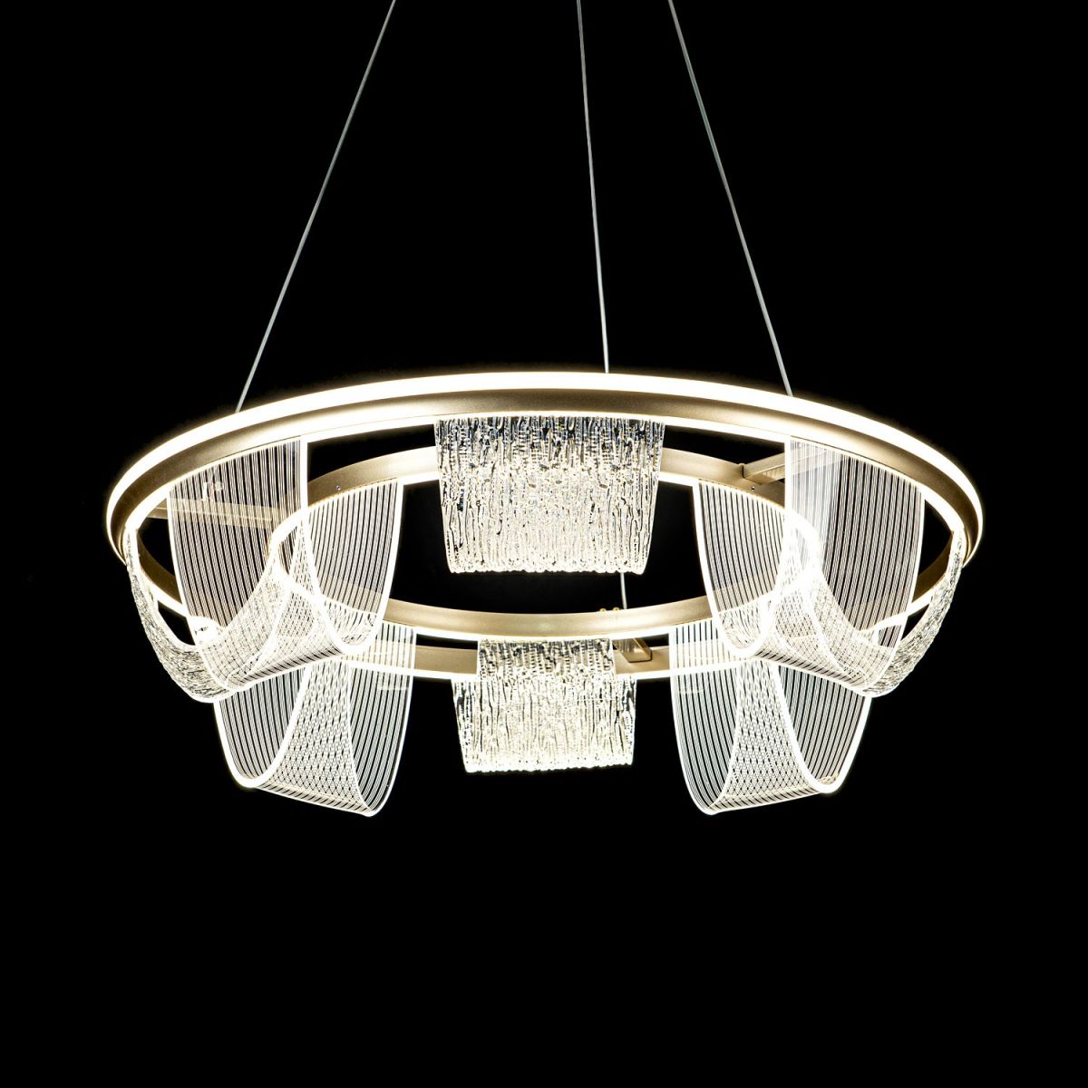 Подвесная люстра LED4U L7706-630 GD в Санкт-Петербурге