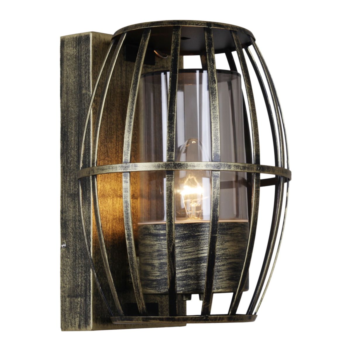 Уличный настенный светильник Reluce 08331-9.2-001JH E27 BKG в Санкт-Петербурге