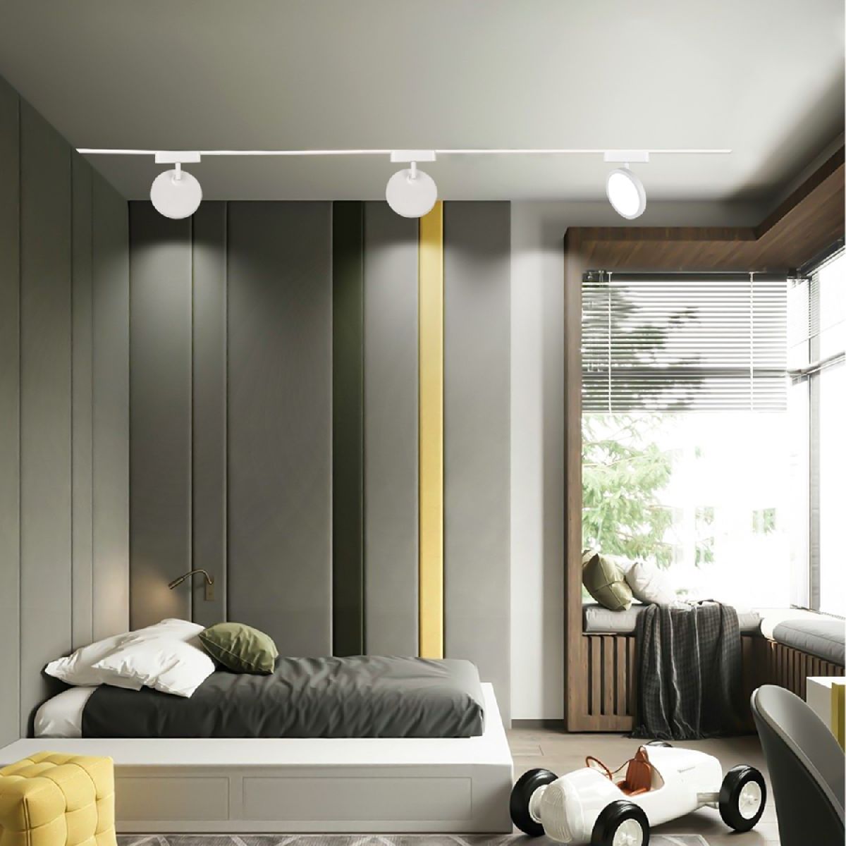 Трековый магнитный светильник Reluce 13008-9.3-001UR magnetic LED9W BK в Санкт-Петербурге