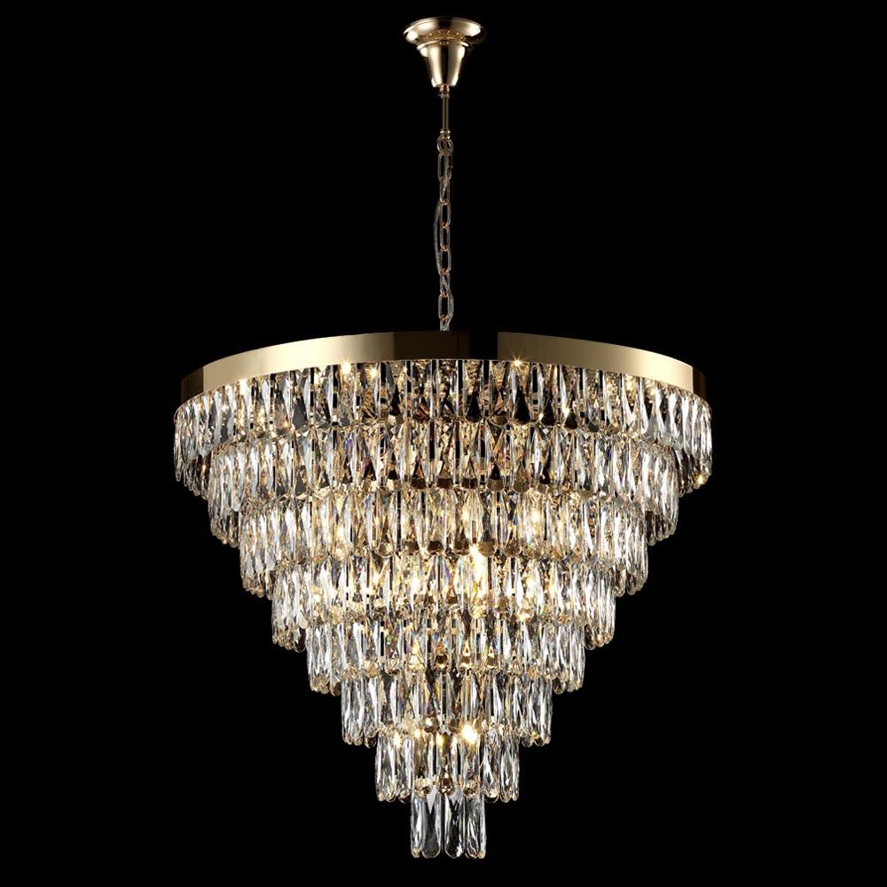 Подвесная люстра Crystal Lux Abigail SP22 D820 Gold/Transparent в Санкт-Петербурге