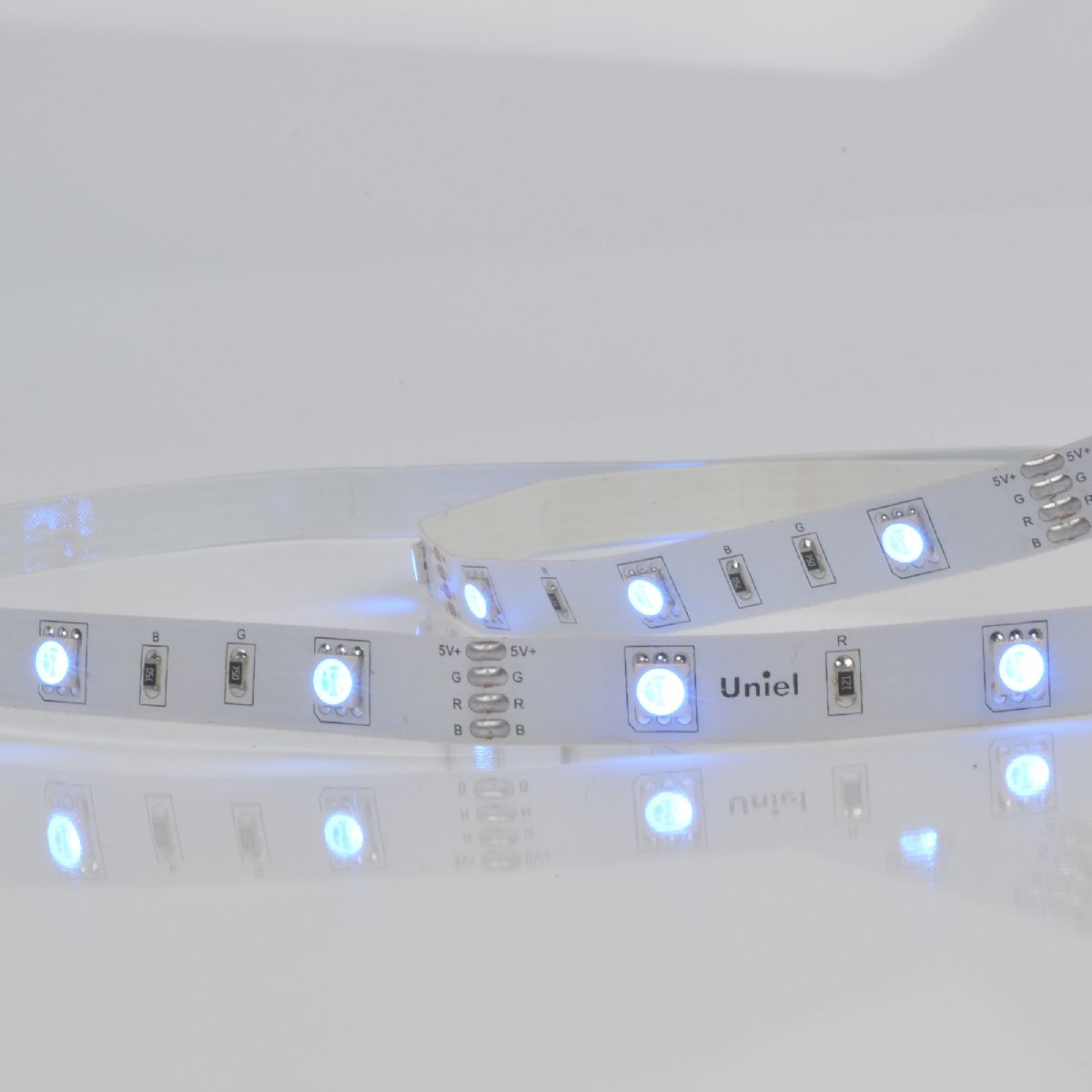 Светодиодная лента Uniel ULS-U12 3M/RGB/1.5M/USB/RC IP20 RUA02C24 блистер UL-00007534 в Санкт-Петербурге