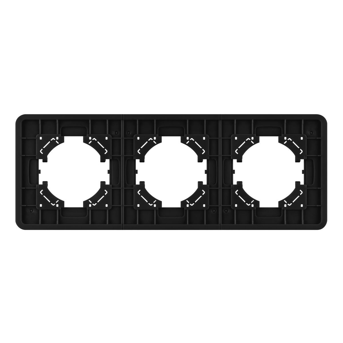 Рамка на 3 поста алюминиевая Arlight FRM-AKIRY-SFAL-3-BK 049741 в Санкт-Петербурге