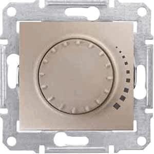 Диммер поворотный емкостный проходной Schneider Electric Sedna 60-500W SDN2200568 в Санкт-Петербурге