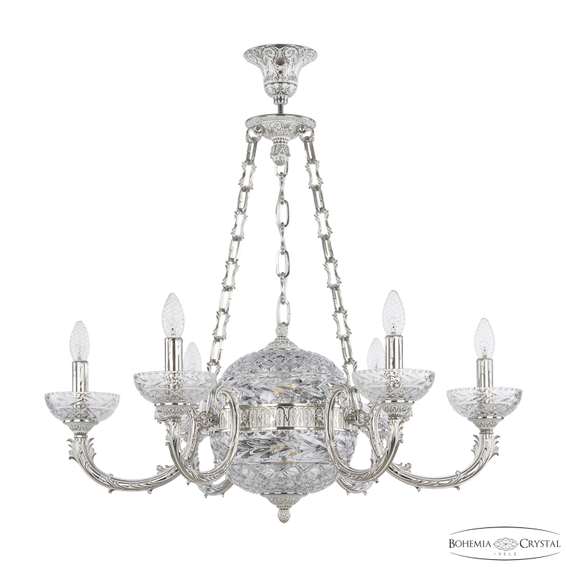Подвесная люстра Bohemia Ivele Crystal Florence 71009P/6/210 NW P Clear/M-1F в Санкт-Петербурге