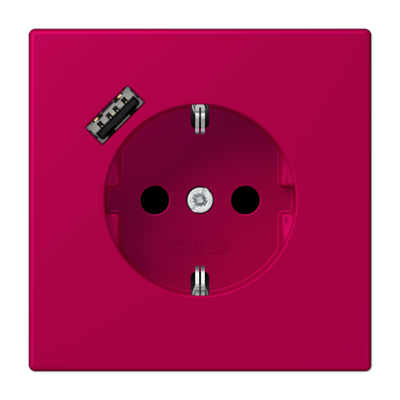Розетка 2K+З USB Typ A Jung LC1520-18A230 в Санкт-Петербурге
