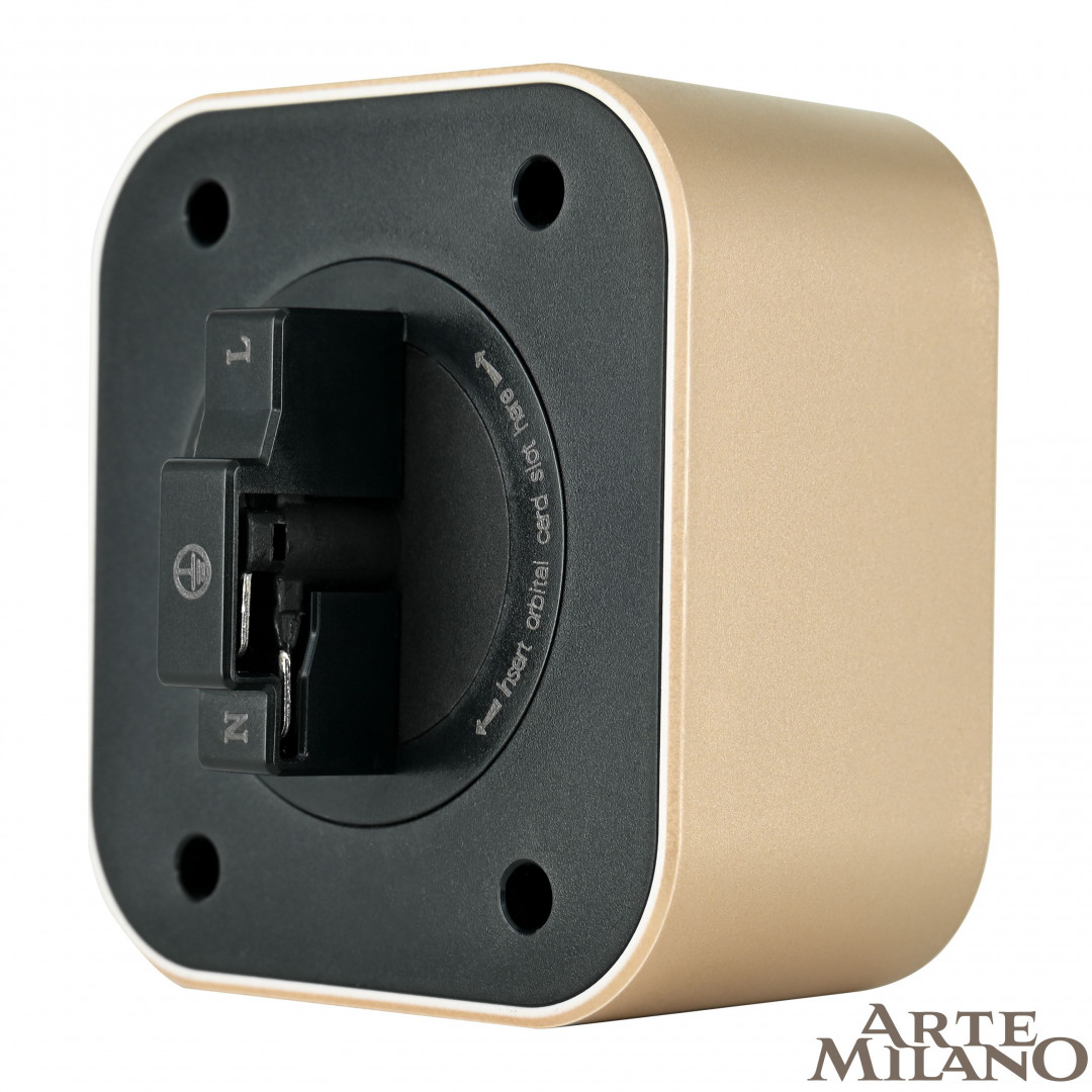 Трековая розетка Arte Milano Am-track-sockets 380022TS/ES Gold в Санкт-Петербурге