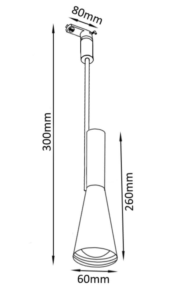 Трековый светильник однофазный Crystal Lux CLT 0.31 002 WH в Санкт-Петербурге