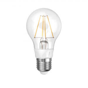 Лампа светодиодная филаментная (UL-00000198) Uniel E27 8W 3000K прозрачная LED-A60-8W/WW/E27/CL в Санкт-Петербурге