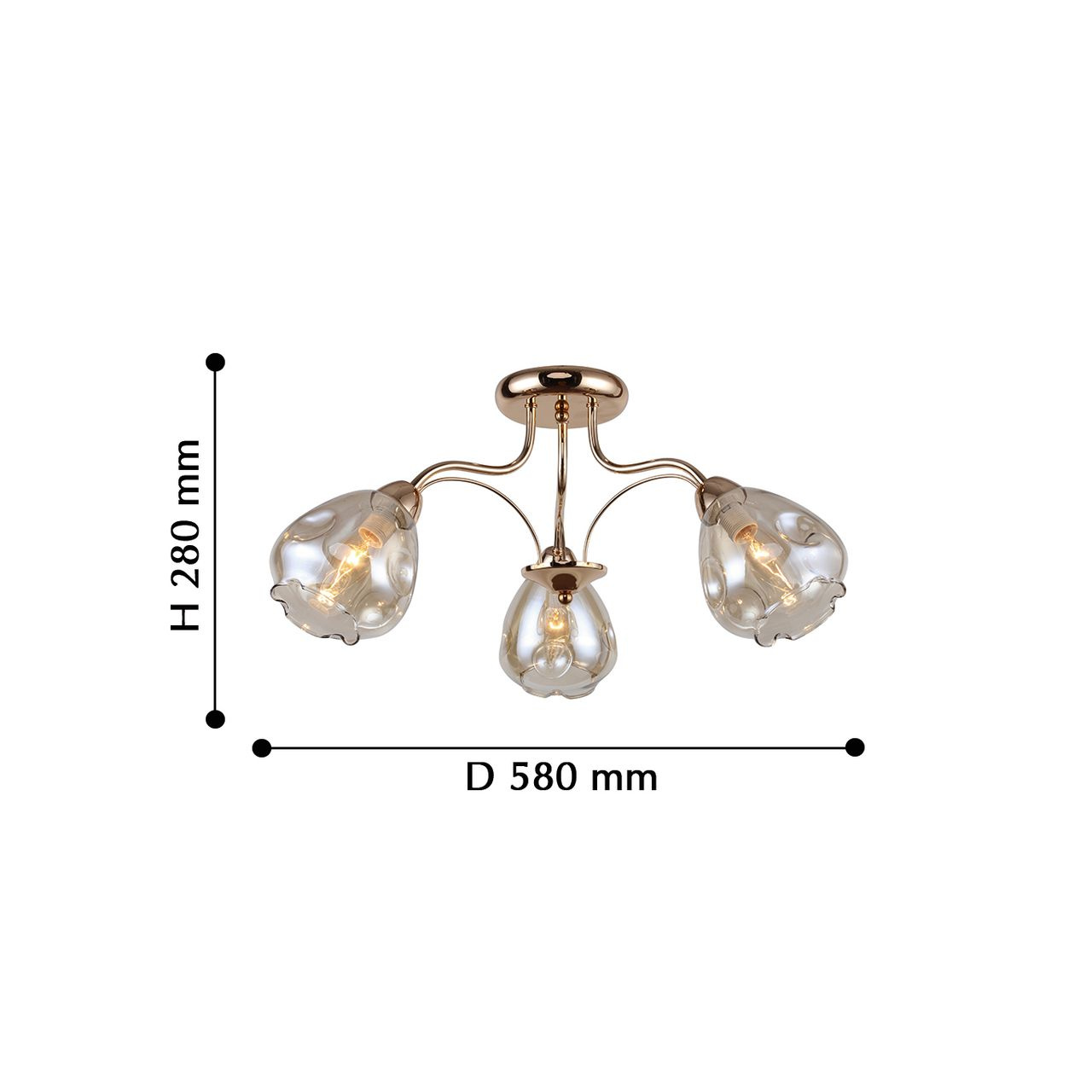 Потолочная люстра F-Promo Galanta 2338-3U в #REGION_NAME_DECLINE_PP#