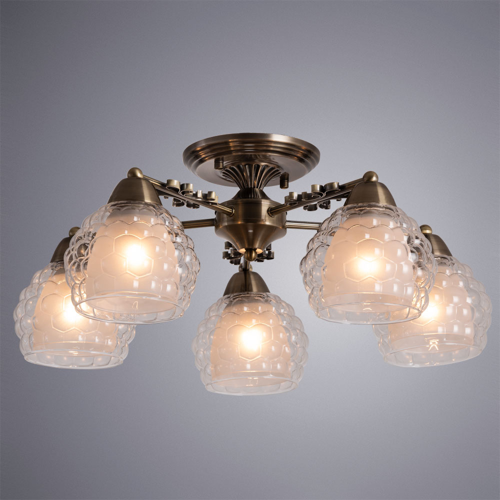 Потолочная люстра Arte Lamp Malina A7695PL-5AB в #REGION_NAME_DECLINE_PP#