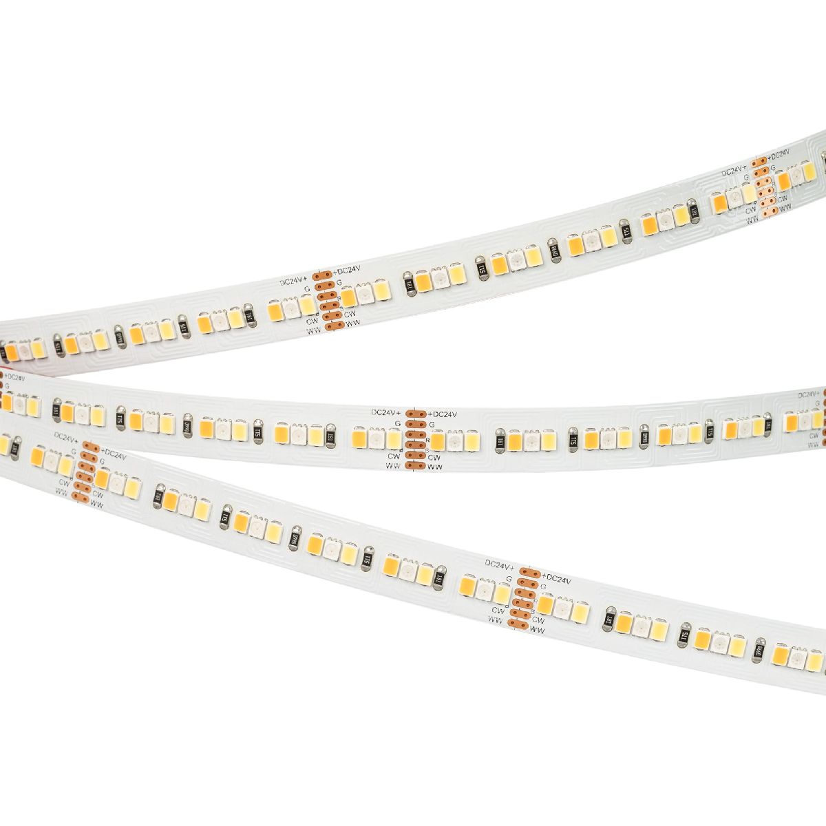 Светодиодная лента Arlight RT-AM360-12mm 24V RGBW-MIX (24 W/m, IP20, 2835/2210, 5m) 044036 в Санкт-Петербурге