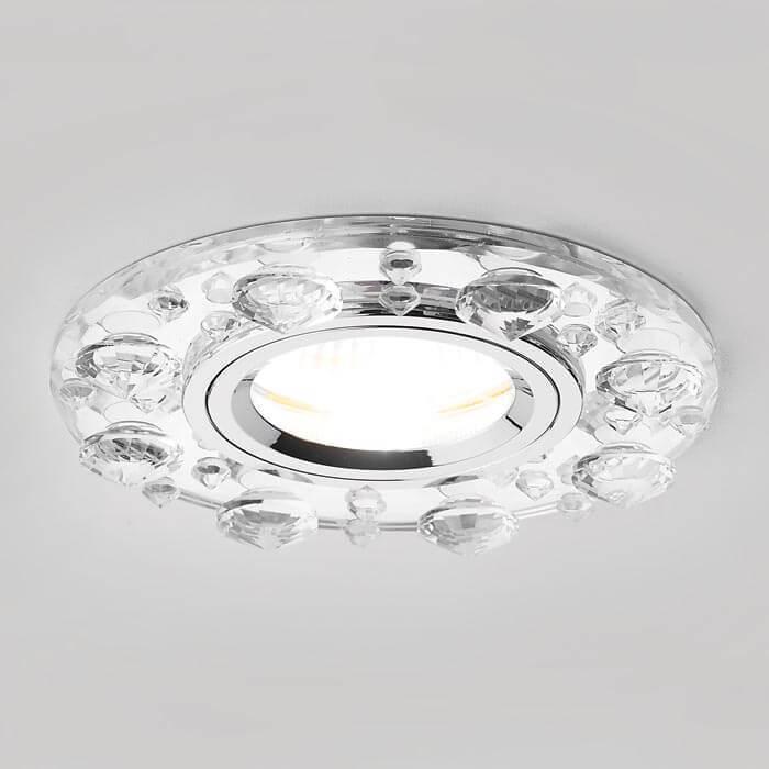 Встраиваемый светильник Ambrella Light Crystal K225 CH в #REGION_NAME_DECLINE_PP#