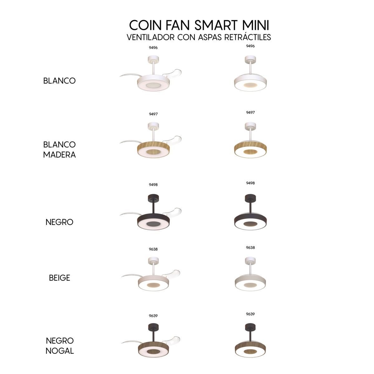 Люстра-вентилятор Mantra Coin Fan 9496 в Санкт-Петербурге