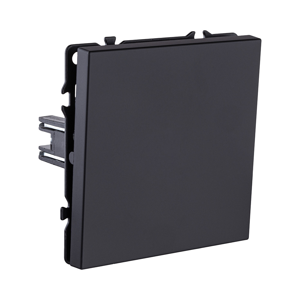 Выключатель 1-клавишный перекрестный 10А/250В, черный матовый Kollinger Eclipse EC-003BK в #REGION_NAME_DECLINE_PP#