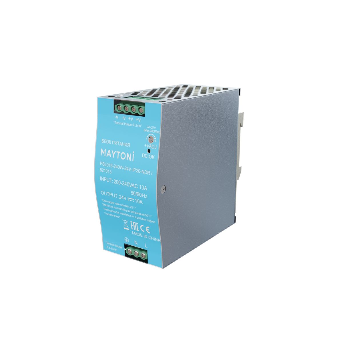 Блок питания Maytoni PSL015 240Вт DC24В IP20 821013 в Санкт-Петербурге