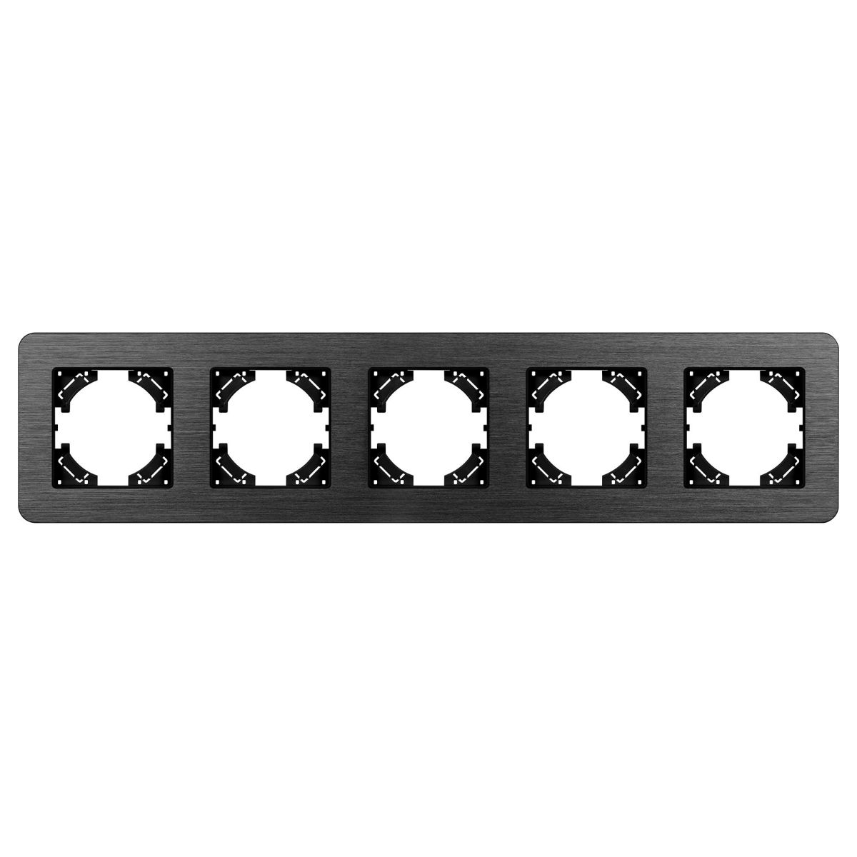 Рамка на 5 постов алюминиевая Arlight FRM-AKIRY-AL-5-BK 049735 в Санкт-Петербурге